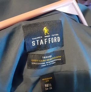 Blue mens dress up shirt